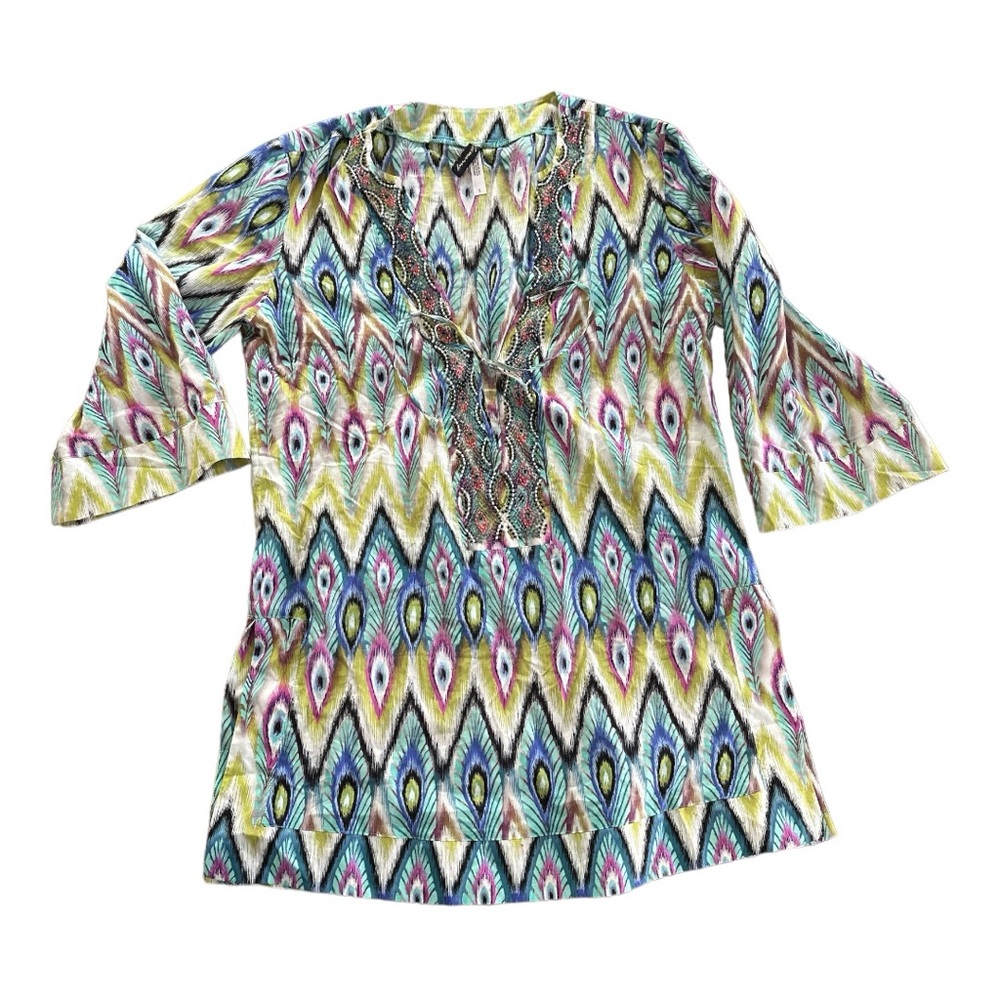 Hermanny by VIX silk and cotton blend cover up